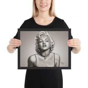 Framed Poster Marilyn Monroe