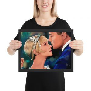 Framed Poster Gatsby with Daisy