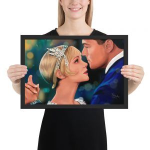 Framed Poster Gatsby with Daisy