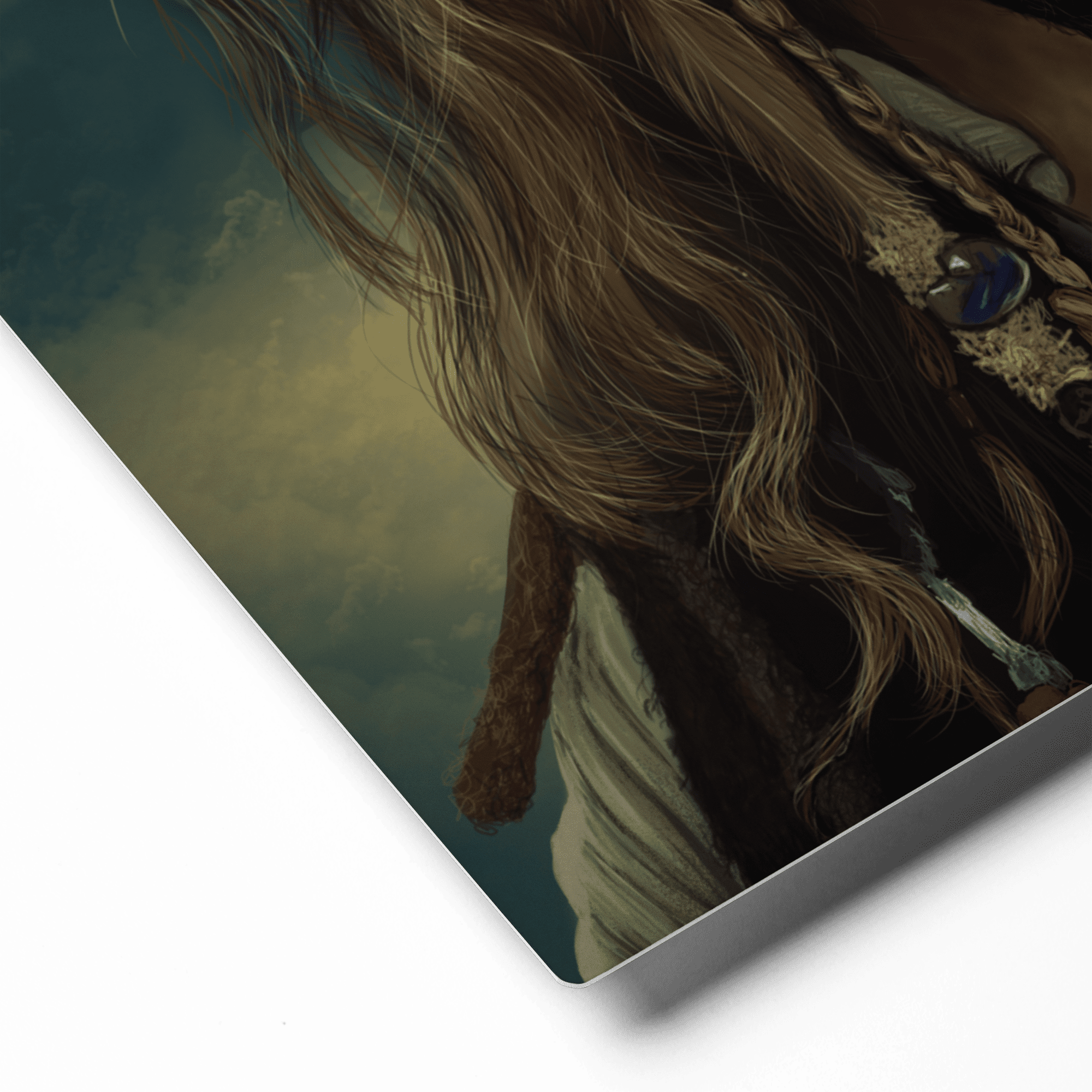 Jack Sparrow Illustration Metal Print - Image 5