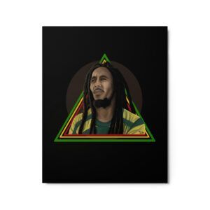 Bob Marley Illustration Metal Print