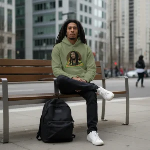 Marley Illustration Unisex Hoodie