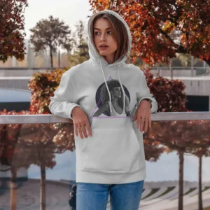 Whitney Houston Illustrated Unisex Hoodie