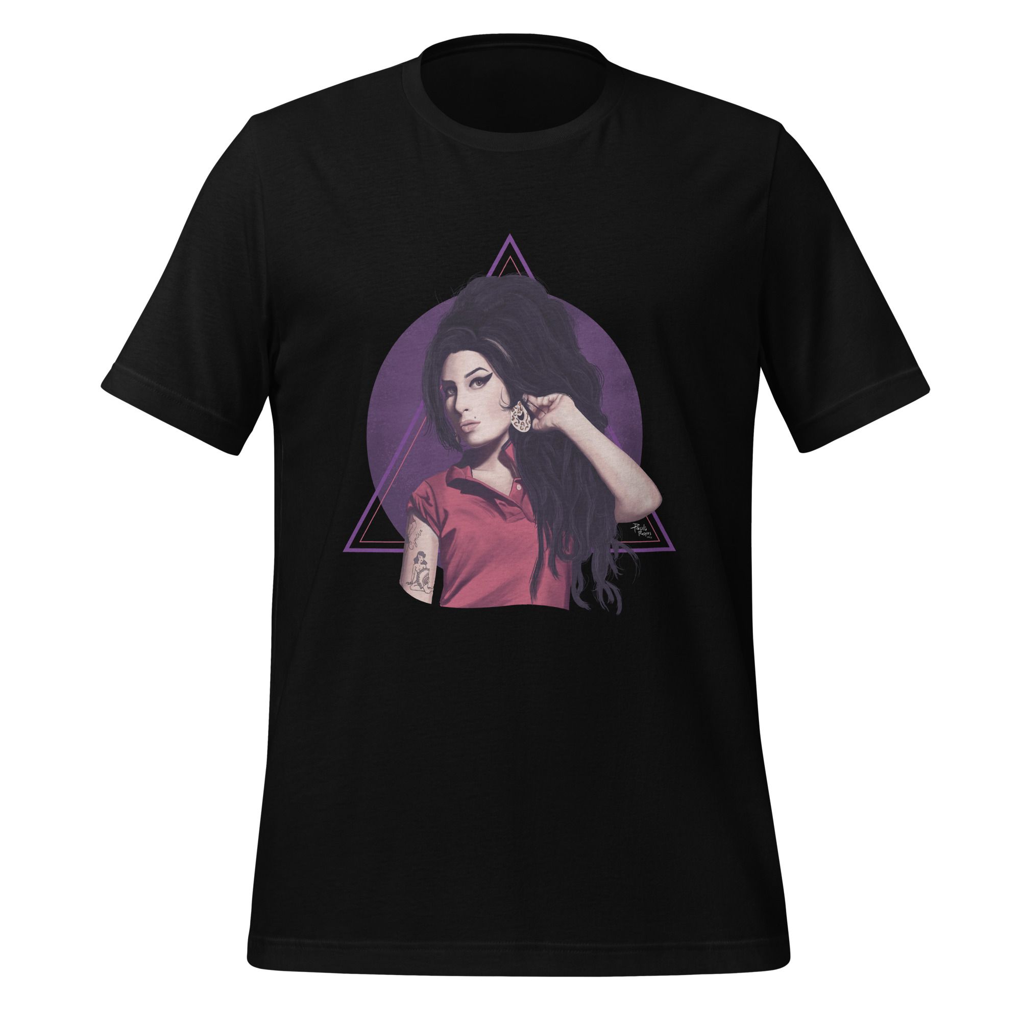Amy Illustrated Unisex T-Shirt - Image 6