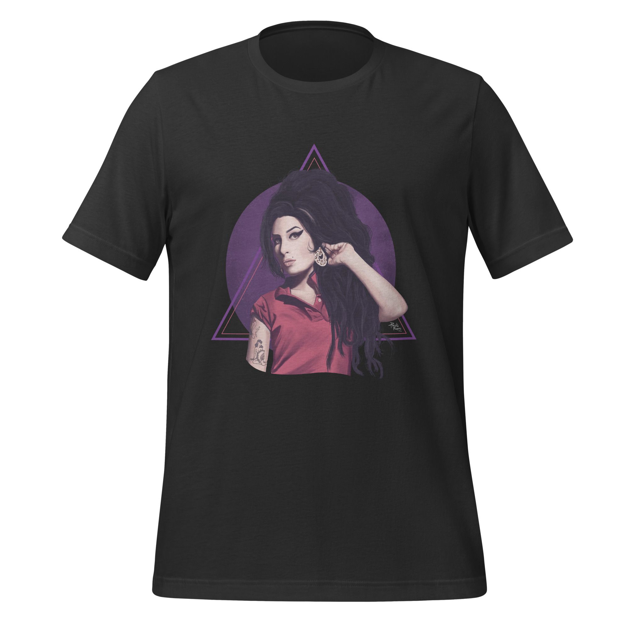 Amy Illustrated Unisex T-Shirt - Image 9