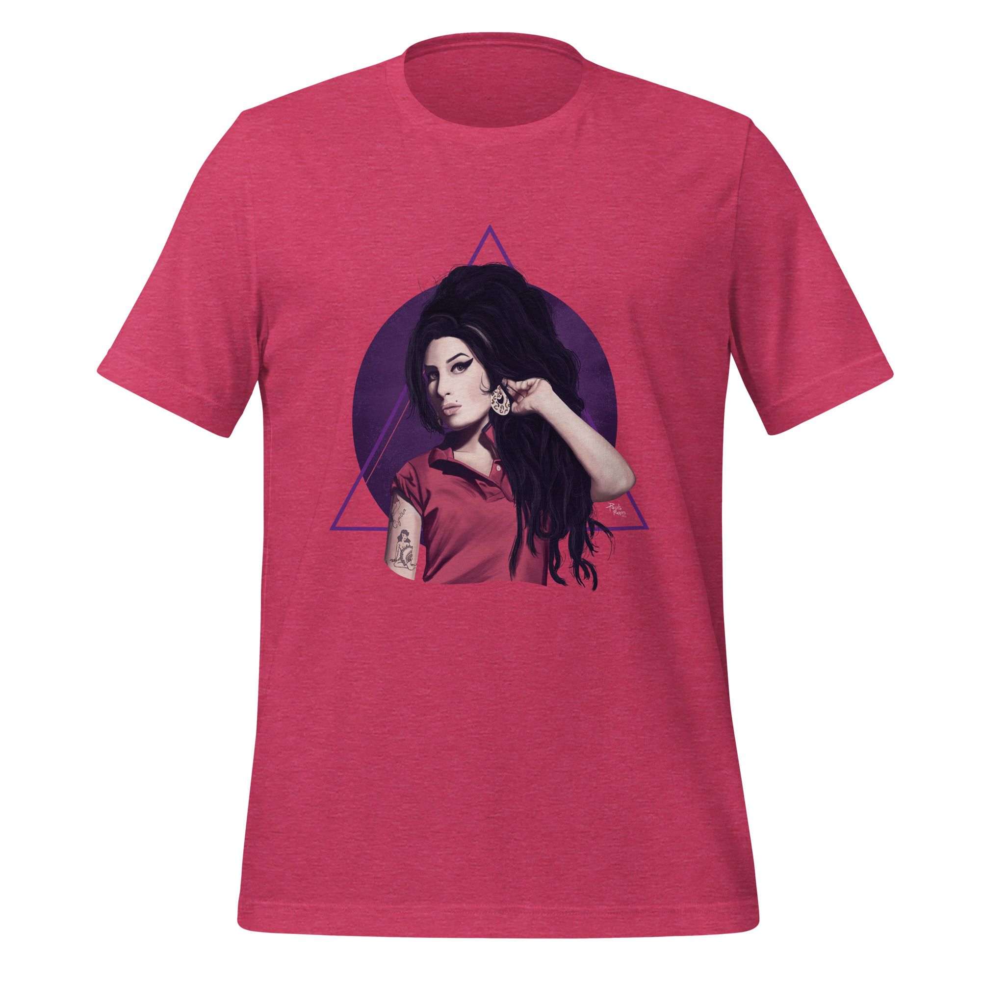 Amy Illustrated Unisex T-Shirt - Image 3