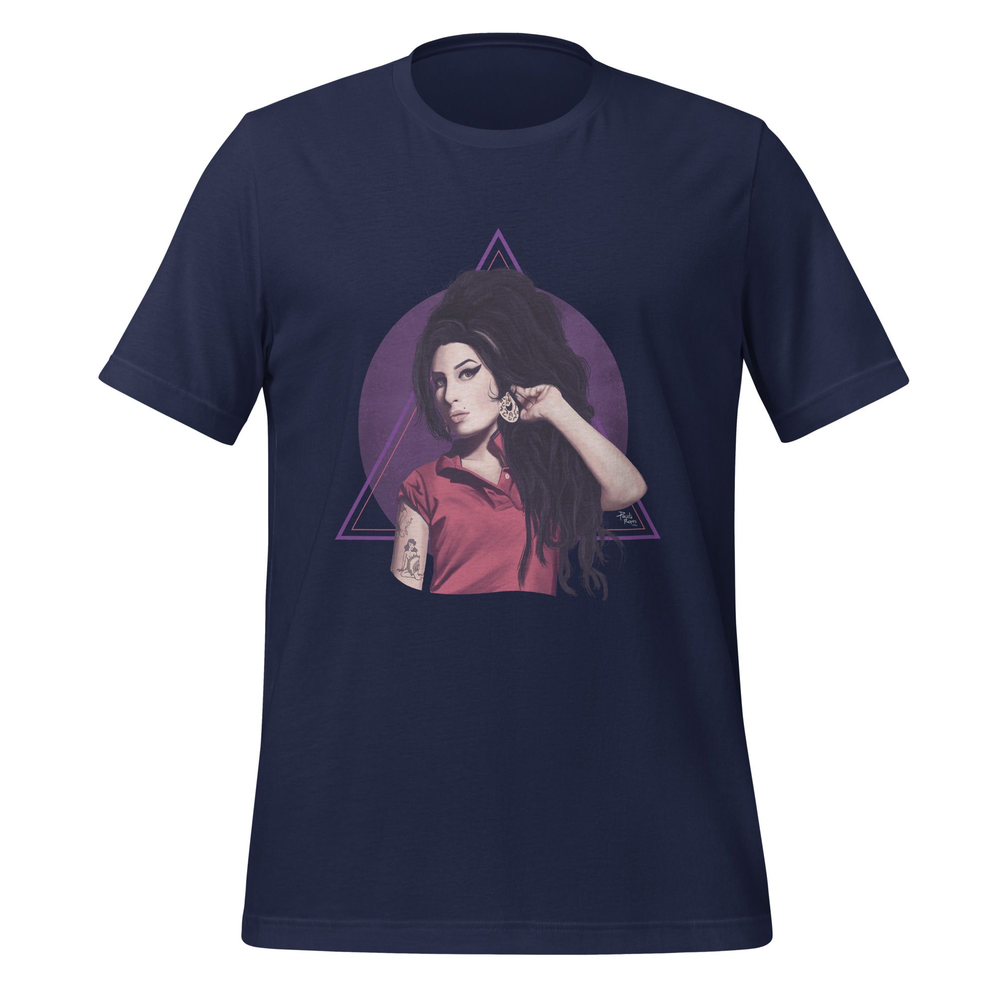Amy Illustrated Unisex T-Shirt - Image 8