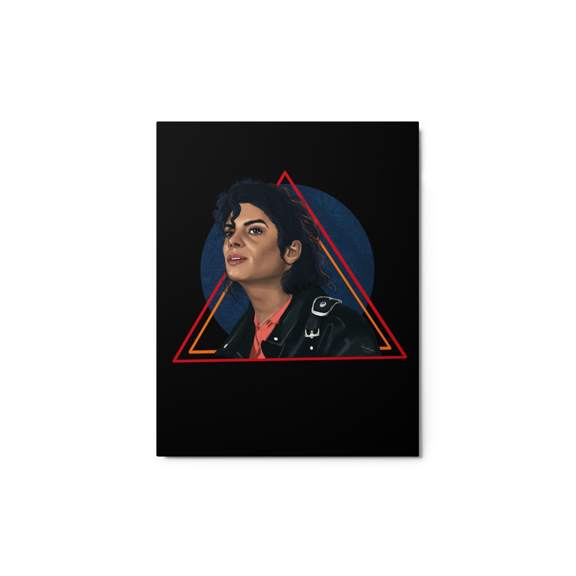 Michael Jackson Illustration Metal Print - Image 4